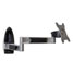Planar Extended Arm - Mounting kit ( wall mount, dual swing arm, interface bracket ) for flat panel - screen size: up to 24" - mounting interface: 100 x 100 mm, 75 x 75 mm